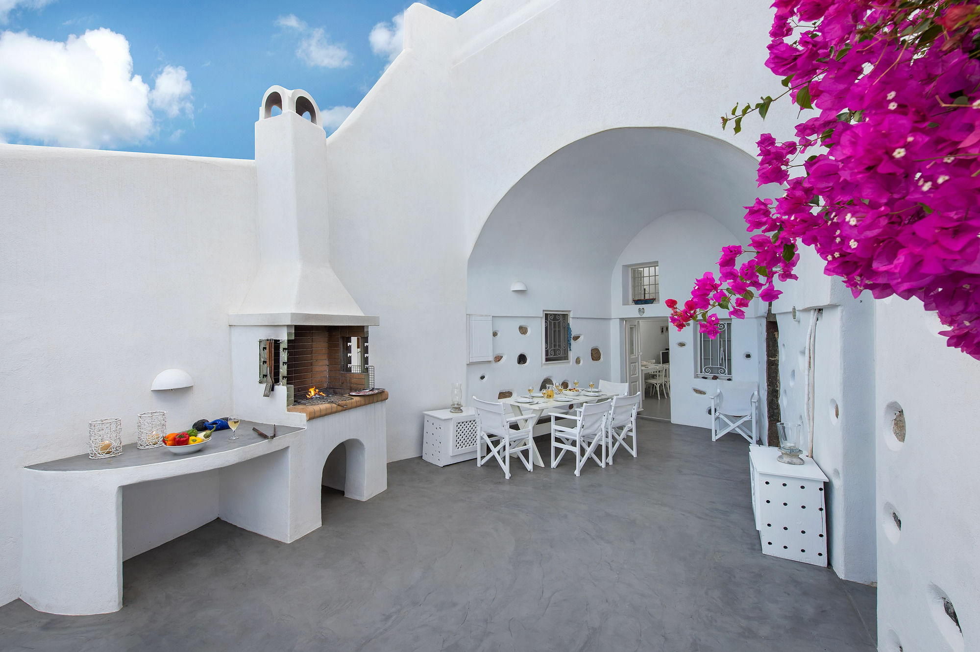 White Cave Private Villa Pýrgos Exteriér fotografie